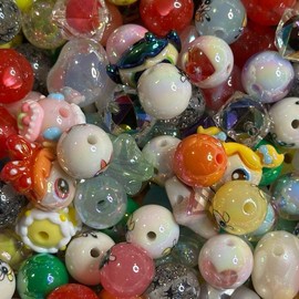 Beads By Color for Beadable Pen - DIY Mixed Beads for Crafting and Writing - High-Quality Bead Mixes - Sizes 12-20mm - Perfect for Creative Projects:_PPG_Large 300ML