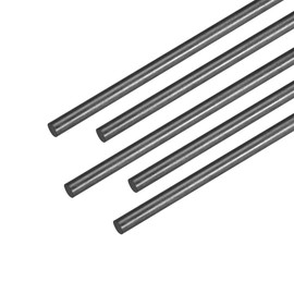 sourcing map 5 pcs Carbon Fibre Rod for RC Aircraft Mat Pole US, 200 mm 7.8 Inches, 1 mm