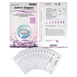 Industrial Test Systems 481142 Sensafe Copper (John's) Water Test Strips 30 Pack