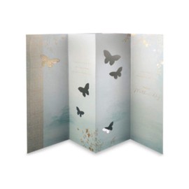 Clintons: Sparkle Butterflies Watercolour Pop Out Mother's Day Cards, Mum Mothers Day Card,165x254mm, multi-color