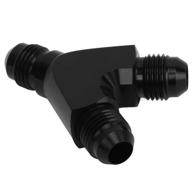 Coupler Union Fitting Splitter Black Anodized Coating Leak Proof Y