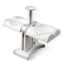 Compact Double Head Dumpling Maker Automatic Dumpling Maker and Stainless Steel Ravioli Maker Machine for Pelmeni and Wareniki "The Delicious"