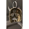 Handmade Laughing Oni Demon Mask Keychain