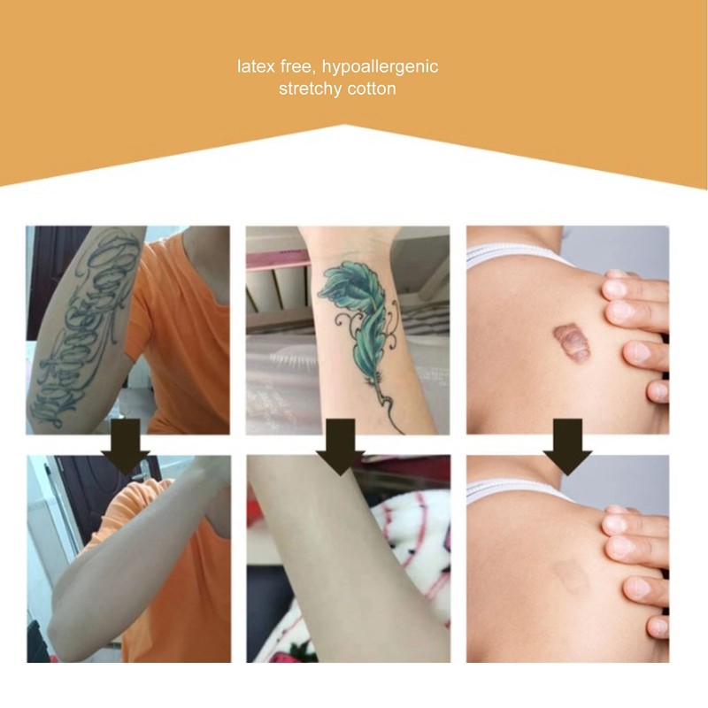 100pcs Tattoo Cover Up Patch Scar Concealer Sticker Set Invisible