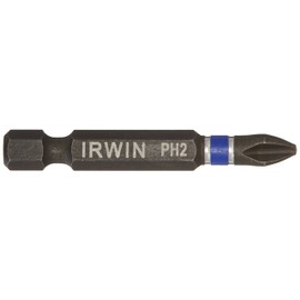 Irwin Tools 1837453 Impact Performance Series Phillips Power Bit #2 (2 Pack), 2"