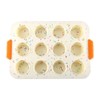 NOWHYX Silicone Muffin Pan,12 Cups Muffin Baking Pan with Handle