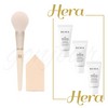Hera Powder Brush Puff + Hera Multi-Defense Sun Cream 45ml (3 pieces of 15ml) Set / 헤라 파우더 브러쉬퍼프+헤라 멀티디펜스 선크림 45ml (15ml 3개) 구성 세트