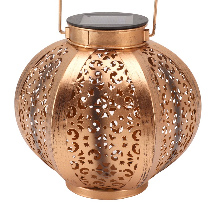 Solar Lanterns Iron Art Decorative Waterproof Outdoor Hanging Solar Lights