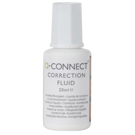 Correction Liquid A-CONNECT Brush Applicator 20ml / Writing And Correction Products/Type-Brush/Colour-White/Capacity (ml)-20 / Size-20ml