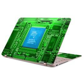 MightySkins Skin Compatible with Asus Zenbook Flip UX360UA 13" (2017) - Circuit Board | Protective, Durable, and Unique Vinyl Decal wrap Cover | Easy to Apply, Remove | Made in The USA