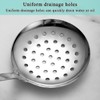 Berglander Kitchen Skimmer Slotted Spoon - Stainless Steel Spider Strainer