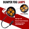 HECASA LED Fog Lights Pair Compatible with 2012-2023 Toyota Tacoma