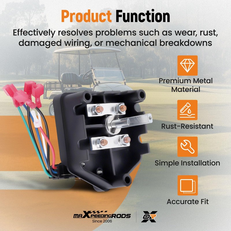 maXpeedingrods Club Car DS Forward and Reverse Switch Assembly with