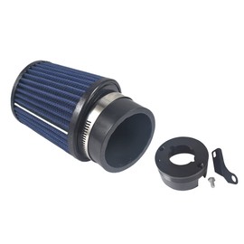 VCUJSUC Blue Air Filter Adapter For Predator 301cc 420cc Go Cart 11Hp 13Hp for Honda GX340 GX390 Clone Engine Go kart Mud Boats Racing Lawnmowers Minibike for GX270s 13/15hp Chinese OHVs
