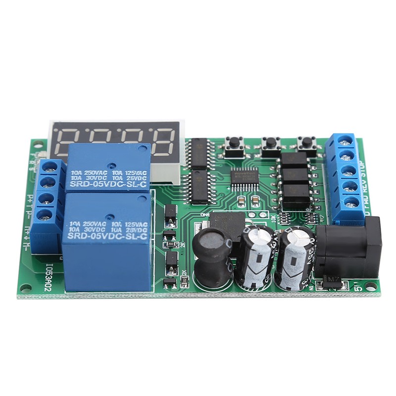 5V - 24V Motor Forward / Reverse Controller Timing Delay