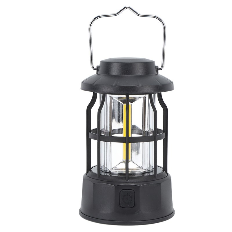 Rechargeable LED Camping Lantern Retro Portable Camping Lantern Survival Light