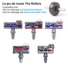 Soft Plush Strip + Axle + Replacement Roller for Dyson
