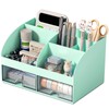 COMFYROOM Desk Organizer and Accessories with 6 Compartments and 2