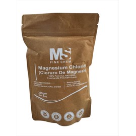 Cloruro de Magnesio 100% Pure Magnesium Chloride Food Grade 300 Grams Edible Magnesium Highly Absorbable for Daily use as Supplement or Magnesium Oil up to 600 Servings 10.58 Oz