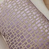 THE-TINOART Modern Decorative Lumbar Throw Pillow Covers 18x26inch Violet Cut