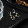 Sunflower Earrings for Women Trendy Sterling Silver Dangle Drop Earrings