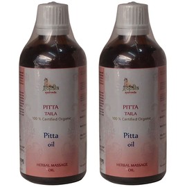 GOPALA AYURVEDA Pitta Oil - 100ML (USDA Certified Organic) | Herbal Massage Oil Made with 100% Certified Organic (Pack of 2 Bottles) by Gopala Ayurveda