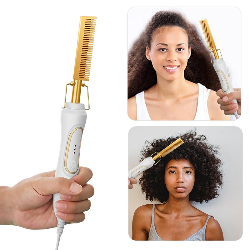 Hot Comb Electric Safe Reliable Convenient Practical Dual Voltage Fast