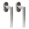 FELGNER Set of 2 window handles Messina in matt nickel,