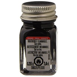 Testors Pintura esmaltada negra brillante Testor