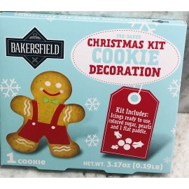 Ship N 24 Hours. New-Bakesfield Pre Baked Christmas Kit Cookie Decoration:3.7