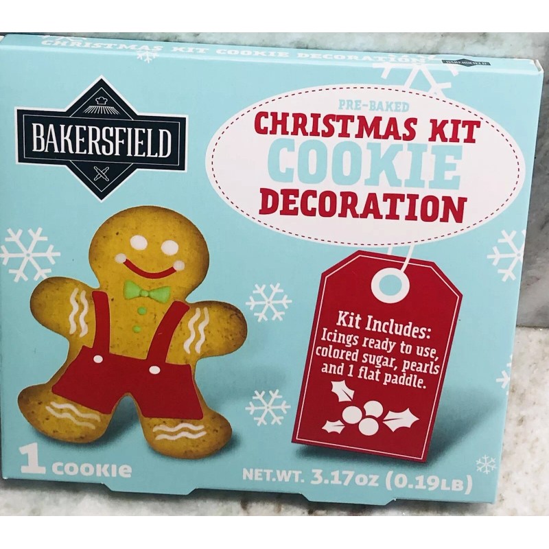 Ship N 24 Hours. New-Bakesfield Pre Baked Christmas Kit Cookie