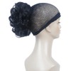Lydell Short Ponytail Hair Extensions Wavy Curly Synthetic Hairpiece with