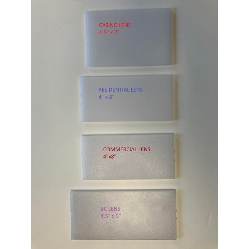 Kerr Lighting 4x8 Replacement Lens (4x8, White)