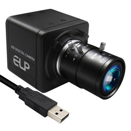 MMlove 1080P FHD USB Camera, 4X Optical Zoom Webcam with 2.8-12mm Manual Focus Lens, H.264 30fps Low Light Camera, Plug and Play for Windows/Mac/Linux/Android, Ideal for Video Conferencing,Streaming