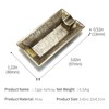 Stainless Steel Cigar Ashtray with Unbreakable Wide Ring Caliber Holder