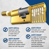 UAP Thumb Turn Euro Cylinder Lock - 3* Kitemarked Euro
