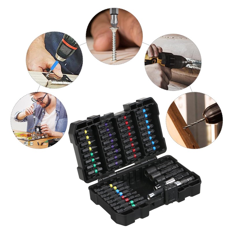 Drill and Screwdriver Bit Set, Weytoll 45PCS Drill Bit Set