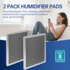 5443 Dehumidifier Filter MERV 8 Washable 10x12x1 Compatible with Whole-House