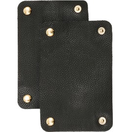 Blue SINCERE HC1 Steering Wheel Cover, Genuine Leather, Set of 2, Bag Handle, Cover, Anti-Slip Grip, For Tote Bags, Men's, Women's, One Size Fits Most, Royal Black, Small Sizes), Royal Black (Small