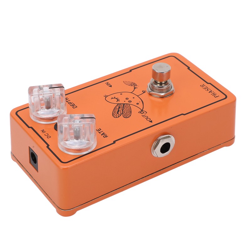 Phase Effect Metal Rate Depth Knobs Guitar Monoblock Phaser Pedal