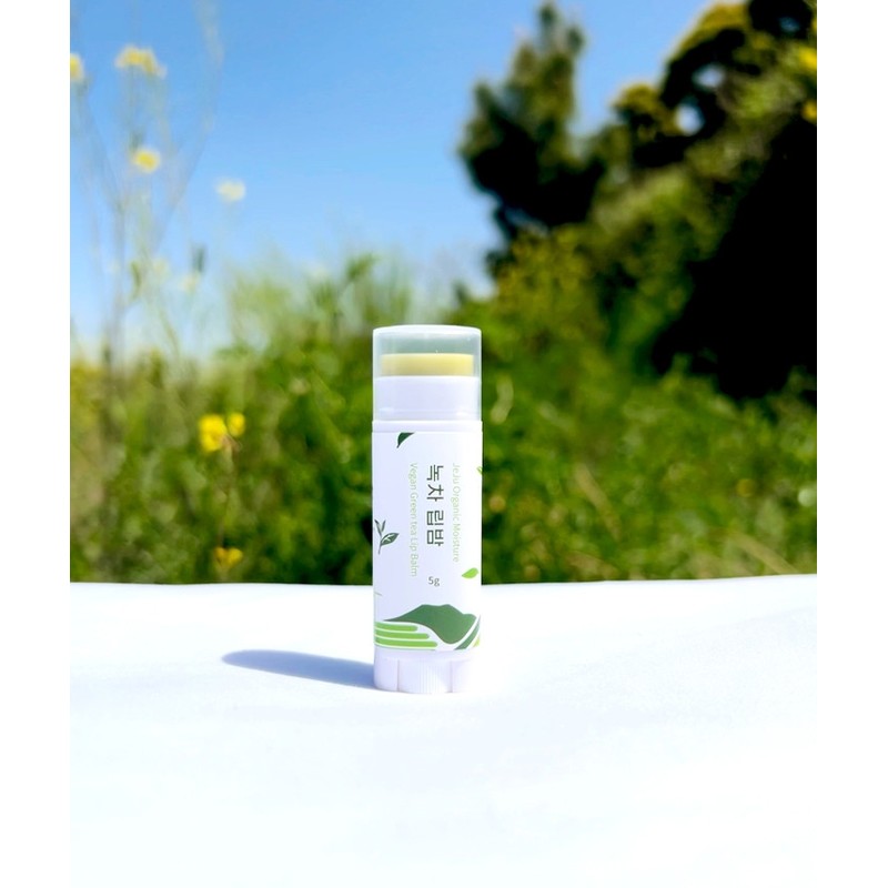Vegan Cooling Green Tea Lip Balm - Green Tea Lip