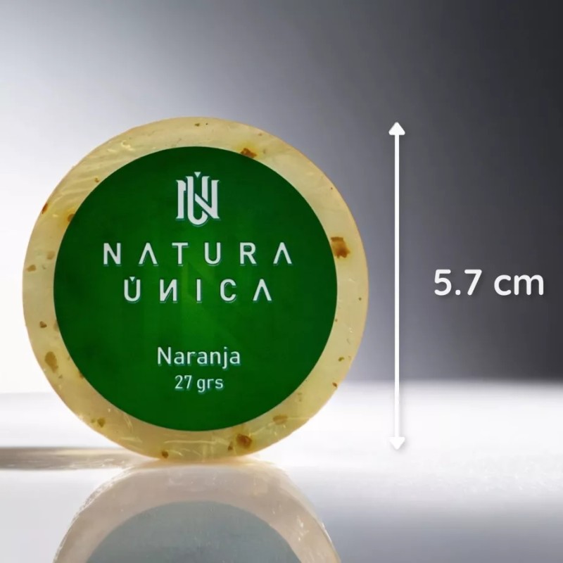 Natura Única Jabón Hotelero Mayoreo Artesanal Naranja 100 Pz De