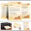 Letter Paper Set 20 Pieces Flowers and Petals 10 Sheets