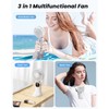 coldSky Portable Handheld Fan, 4000mAh Battery Operated 3 in 1