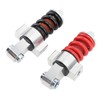2PCS 112mm Rear Shock Absorber Aluminum Alloy Red Black for