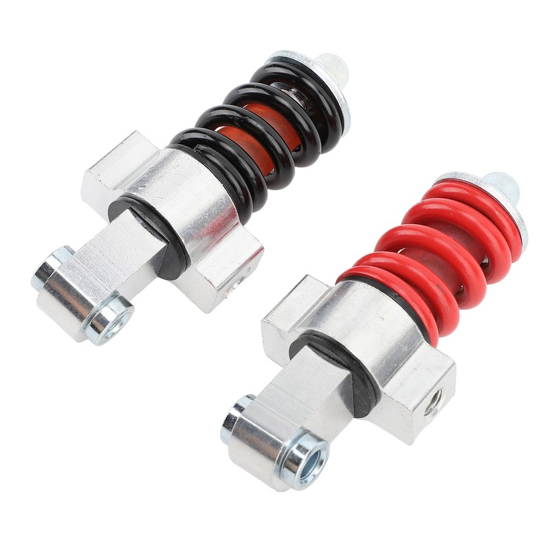 2PCS 112mm Rear Shock Absorber Aluminum Alloy Red Black for
