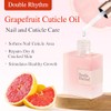 Double Rhythm Aceite Natural Para Cutículas Revitalizante Para Uñas, Suavizante