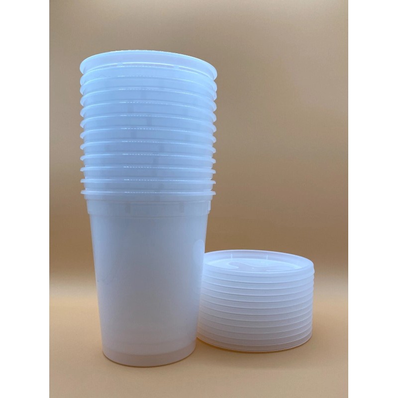 JCC 96 Deli Containers with Lids - 8oz, 12oz, 16oz,