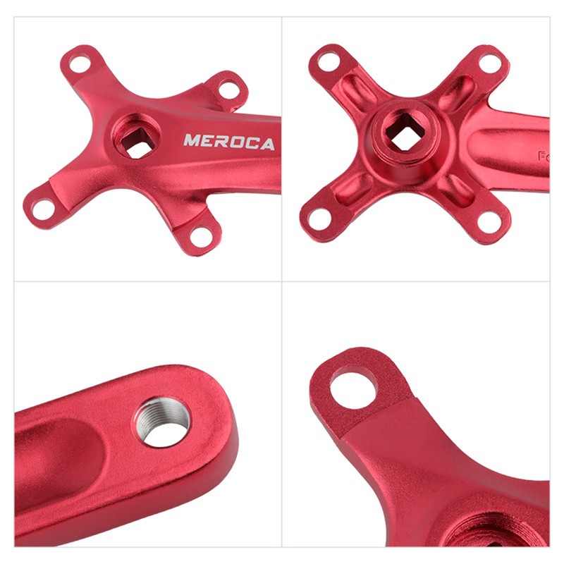 Mountain Bike Right Left Square Crank Arms Single Crank Ring