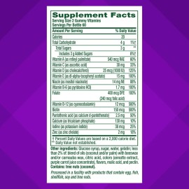 Vitafusion Multivitaminas Mujer 50 + Women S 120 Gomitas Nectarina Y Frutos Rojos